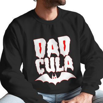 Cute Halloween Funny Halloween Day Dadcula Dracula Men Sweatshirt | Favorety CA