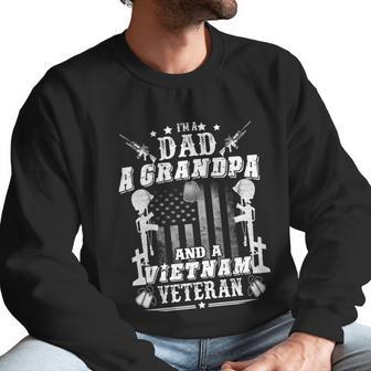 Im A Dad A Grandpa And Vietnam Veteran Graphic Design Printed Casual Daily Basic Men Sweatshirt | Favorety DE