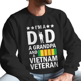 Im A Dad A Grandpa And A Vietnam Veteran Men Sweatshirt | Favorety CA