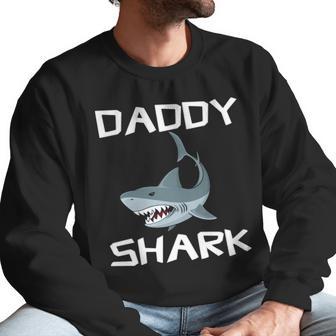 Daddy Gift Daddy Shark Men Sweatshirt | Favorety