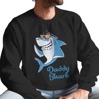 Daddy Shark Gift Fathers Day Men Sweatshirt | Favorety CA