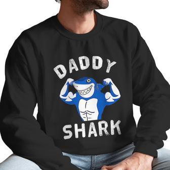 Daddy Shark Gym Lover Dad Birthday Gifts Men Sweatshirt | Favorety CA