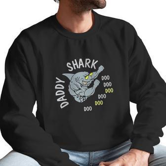 Daddy Shark Gymer Dad Birthday Gifts Men Sweatshirt | Favorety