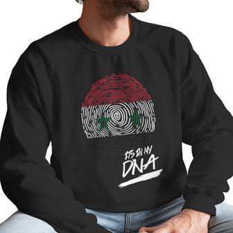 It Is In My Dna Syria Baby Proud Country Flag Men Sweatshirt | Favorety AU