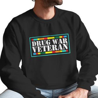 Drug War Veteran War On Drugs Graphic Design Printed Casual Daily Basic Men Sweatshirt | Favorety DE