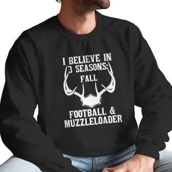 Fall Football Muzzleloader Deer Hunting Season Rifle Dad Men Sweatshirt | Favorety CA