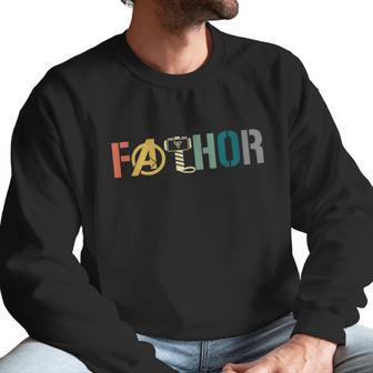 Fathor Fathers Day Gift Viking Fathor Hero Graphic Design Printed Casual Daily Basic Men Sweatshirt | Favorety DE