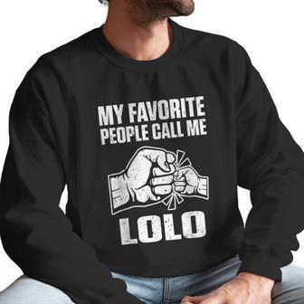 My Favorite People Call Me Lolo Filipino Grandpa Gift Men Sweatshirt | Favorety AU