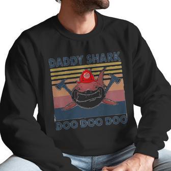 Firefighter Daddy Shark Doo Doo Doo Men Sweatshirt | Favorety DE