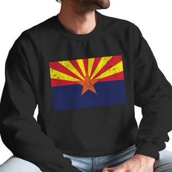 Flag Of Arizona Vintage Men Sweatshirt | Favorety DE