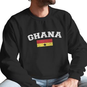 Mens Flag Of Ghana Faded Ghanaian Flag Men Sweatshirt | Favorety UK