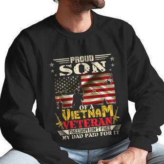 Freedom Isnt Freegreat Giftproud Son Of A Vietnam Veteran Dad Gift Graphic Design Printed Casual Daily Basic Men Sweatshirt | Favorety CA