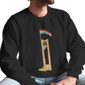 French Guillotine France Paris Flag Bastille Day Men Sweatshirt | Favorety AU