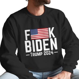 Fuck Biden American Flag Trump 2024 Shirt Men Sweatshirt | Favorety AU