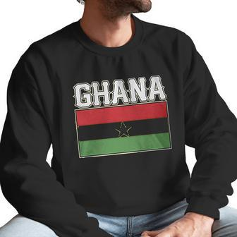 Ghanaian Flag Love Home Men Sweatshirt | Favorety