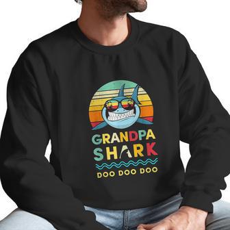 Grandpa Shark Gift For Grandfather Men Sweatshirt | Favorety CA