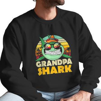 Grandpa Shark Grandpa Gifts From Grandchildren Fathers Day Men Sweatshirt | Favorety