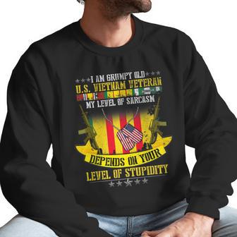 Grumpy Old Vietnam Veteran| Us Veterans Day Men Sweatshirt | Favorety UK