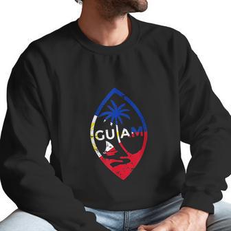 Guam Filipino Pinoy Chamorro Pride Flag Unique Gift Men Sweatshirt | Favorety CA