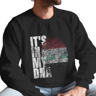 Its In My Dna Iraqi Islamic Persian Gifts Iraq Flag Men Sweatshirt | Favorety AU