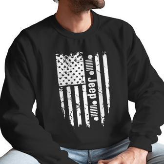 Jeep American Flag Men Sweatshirt | Favorety DE