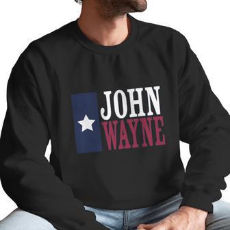 John Wayne American Flag Men Sweatshirt | Favorety AU