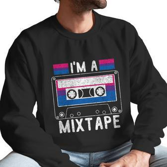 Im A Mixtape Bi Sexual Flag Supporter Lgbt Merchandise Graphic Design Printed Casual Daily Basic Men Sweatshirt | Favorety