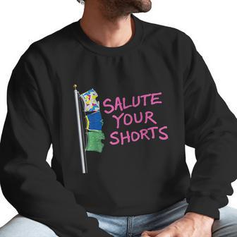 Nickelodeon Salute Your Shorts Boxer Flagpole Men Sweatshirt | Favorety