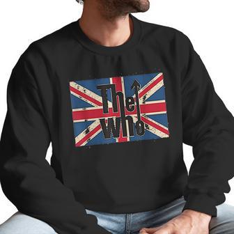 The Who Official Union Jack Flag Logo Men Sweatshirt | Favorety DE