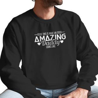 Mens Pride Shirt For Amazing Dads Round Neck Gif Men Sweatshirt | Favorety UK