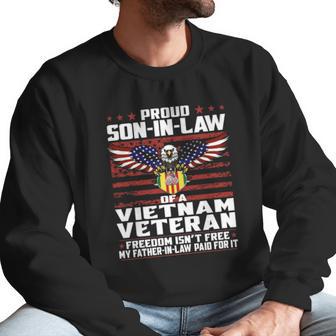 Proud Son In Law Of A Vietnam Veteran Patriotic Gift Men Sweatshirt | Favorety CA