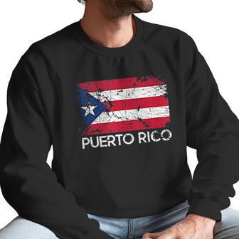 Puerto Rican Flag Design | Vintage Made In Puerto Rico Gift Men Sweatshirt | Favorety DE