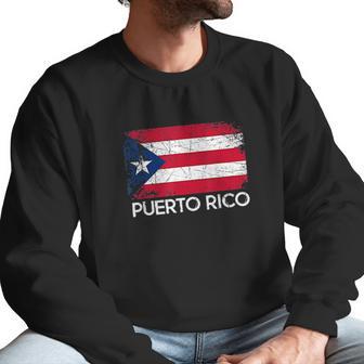 Puerto Rican Flag Vintage Made In Puerto Rico Gift Men Sweatshirt | Favorety UK