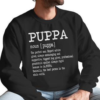 Puppa Definition Fathers Day Gifts Men Sweatshirt | Favorety CA