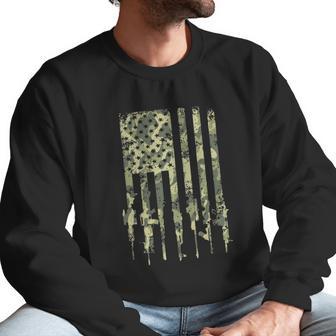 Rifle Flag Camo Men Sweatshirt | Favorety