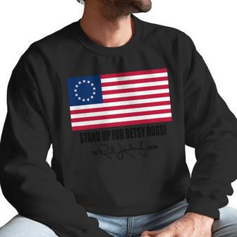 Rush Limbaugh Betsy Ross Flag Men Sweatshirt | Favorety CA