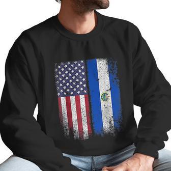 Salvadoran American Flag Men Sweatshirt | Favorety AU