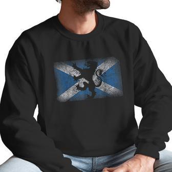 Scotland Flag Lion Rampant Scottish Pride Flag Gift Men Sweatshirt | Favorety AU