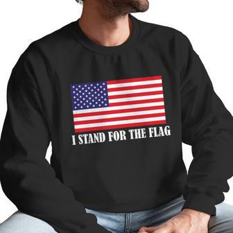 I Stand For The Flag Usa National Anthem Men Sweatshirt | Favorety