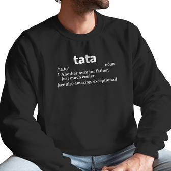 Mens Tata Father In Romanian Or Polish Funny Gifts Men Sweatshirt | Favorety DE