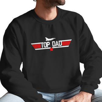 Top Dad Logo Fathers Day Graphic Design Printed Casual Daily Basic Men Sweatshirt | Favorety DE