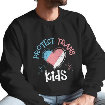 Trans Kids Transgender Flag Lgbt Activism Gift Transgender Gift Graphic Design Printed Casual Daily Basic Men Sweatshirt | Favorety DE