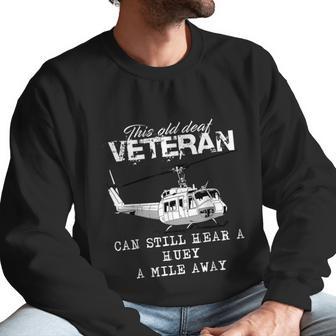 Uh1 Huey Helicopter Army Aviationveteran Graphic Design Printed Casual Daily Basic Men Sweatshirt | Favorety CA