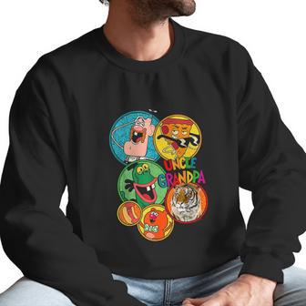 Uncle Grandpa Group Shot Circles Men Sweatshirt | Favorety DE