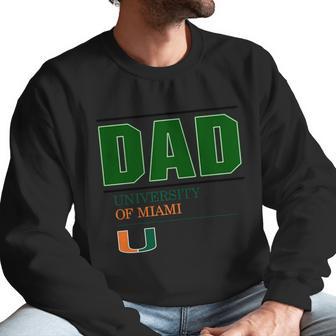 University Of Miami Proud Dad Parents Day 2020 Men Sweatshirt | Favorety CA