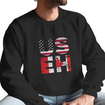 Usa Useh Us Flag Canada Men Sweatshirt | Favorety UK