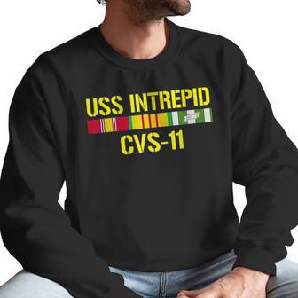 Uss Intrepid Cvs-11 Vietnam Veteran Memorial Day Men Sweatshirt | Favorety UK