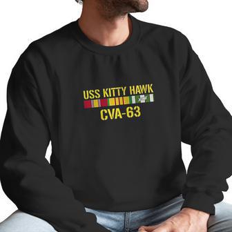 Uss Kitty Hawk Cva-63 Vietnam Veteran Men Sweatshirt | Favorety CA