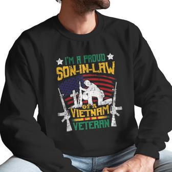 Veteran Proud Son In Law Of A Vietnam Veteran Men Sweatshirt | Favorety