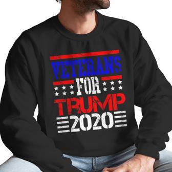 Veterans For Trump 2020 Vets Presidential Election Men Sweatshirt | Favorety DE